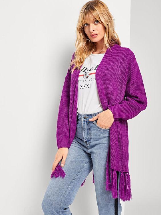 Amethyst Cardie - Boho Buys