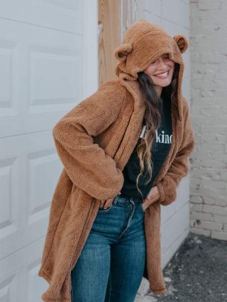 Teddy Jacket With Ears - Boho Buys