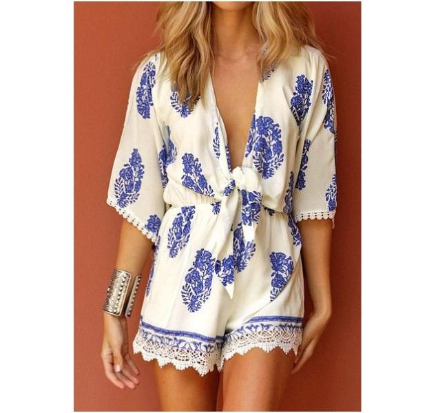 When In Mykonos Playsuit - Boho Buys