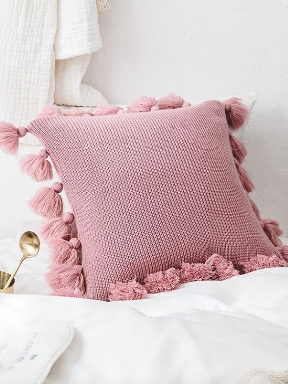 Bungalow Cushion Cover | BLUSH - Boho Buys