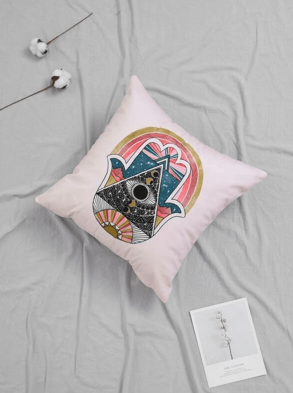 Hamsa Cushion Cover - Boho Buys