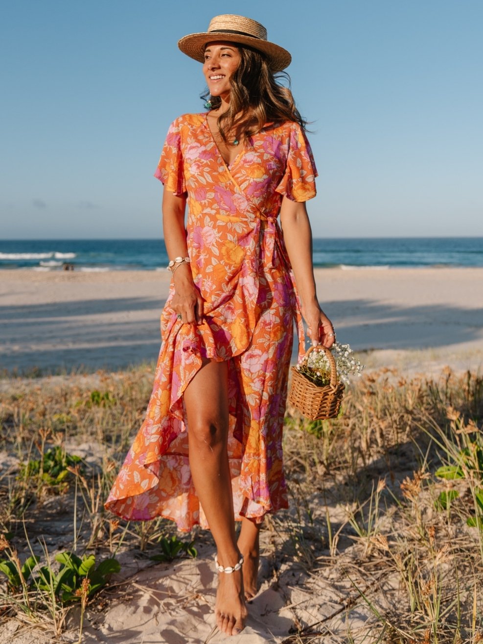 La Floridita Wrap Dress - Boho Buys