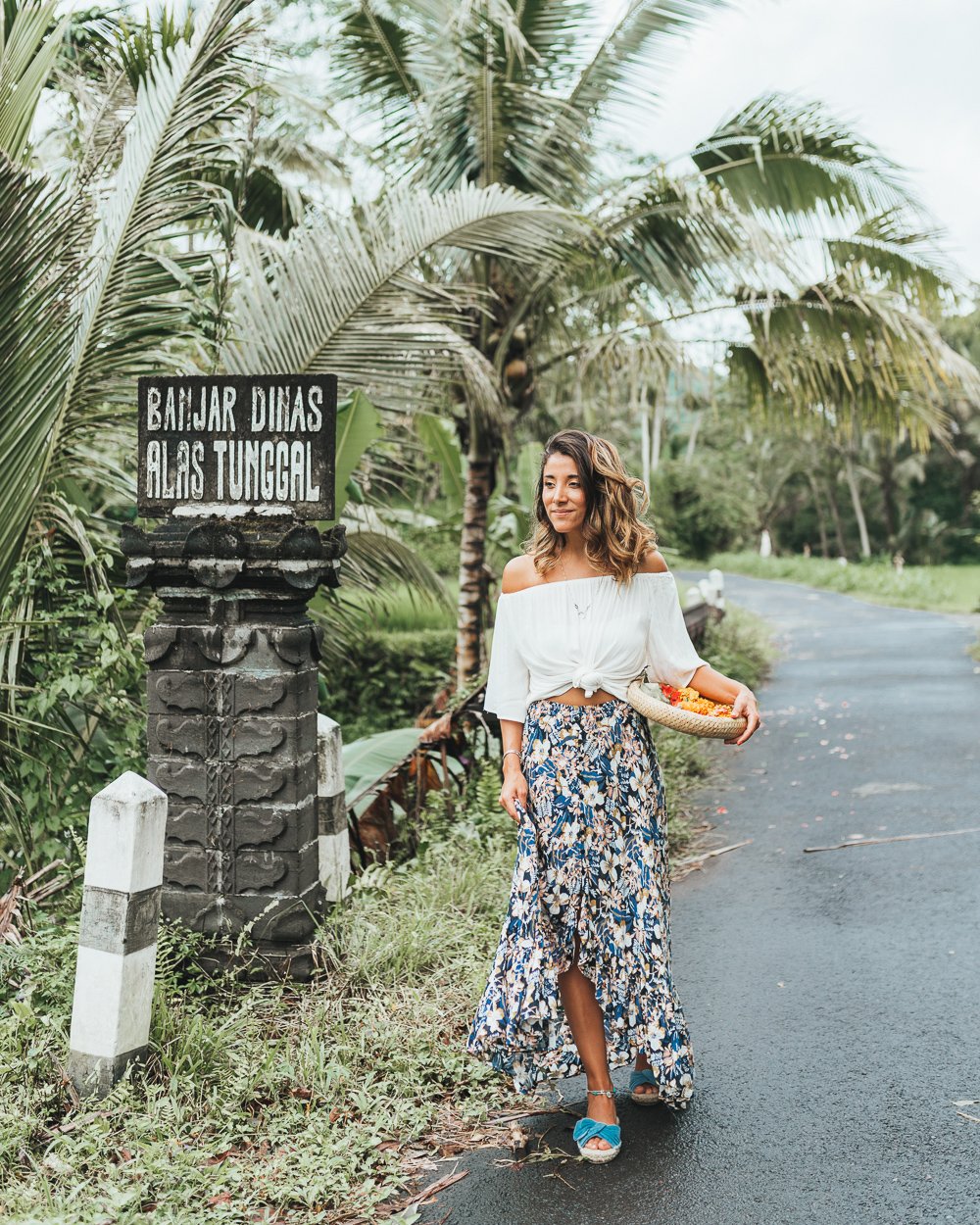 Floral High Low Maxi Skirt Boho Buys