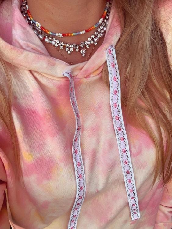 Tie Dye Cropped Hoodie | MULTI - Boho Buys