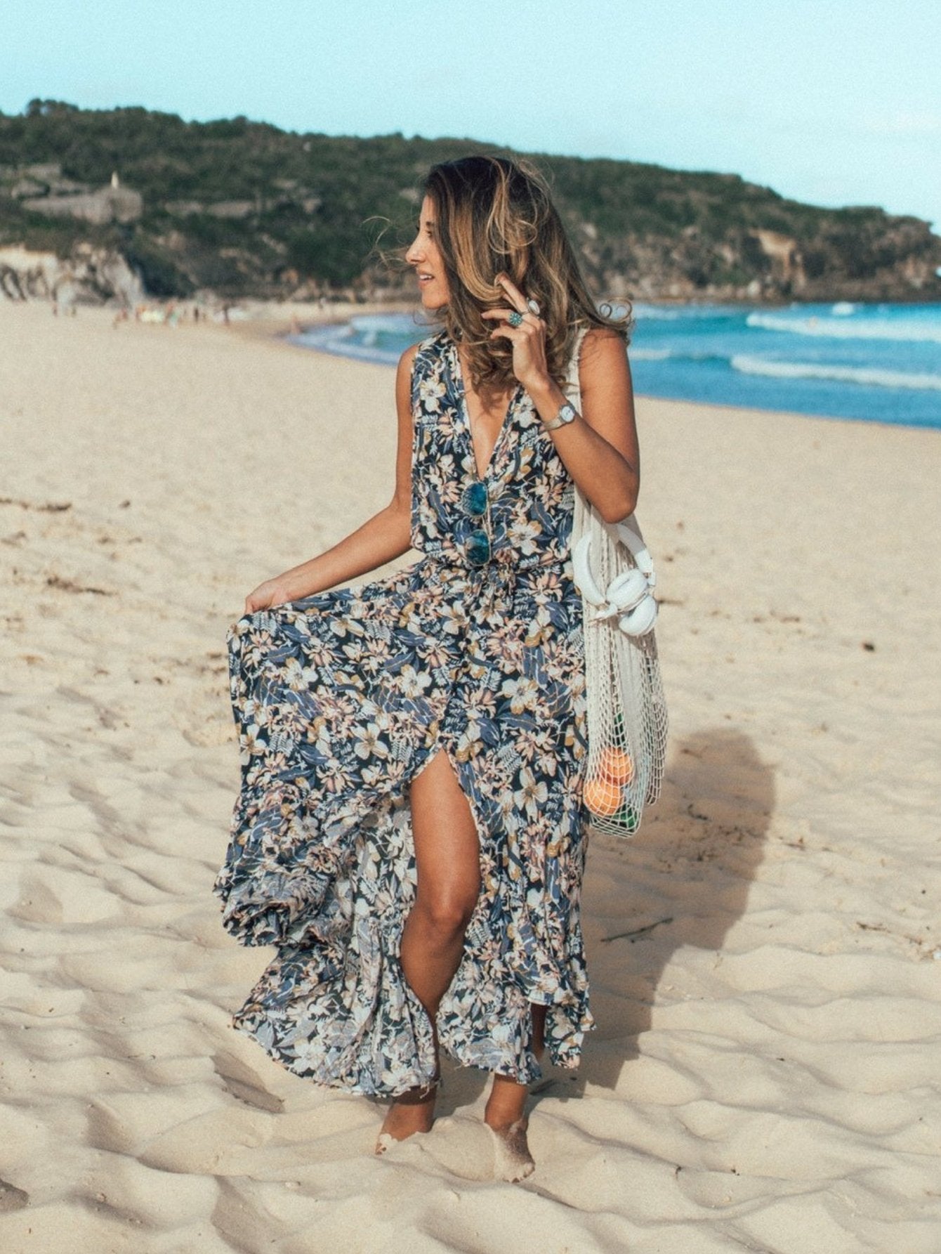 Indah Ruffle Maxi Dress - Boho Buys